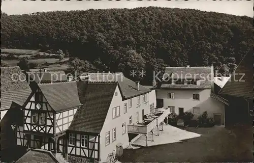 Heiligkreuzsteinach Gasthaus Pension zum Lamm Kat. Heiligkreuzsteinach