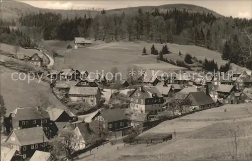 Vesser Rennsteig Ortsansicht Kat. Schmiedefeld Rennsteig