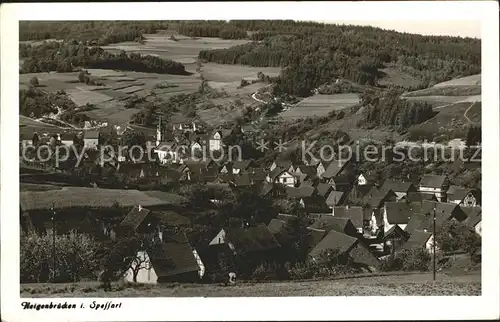 Heigenbruecken Ortsblick Kat. Heigenbruecken