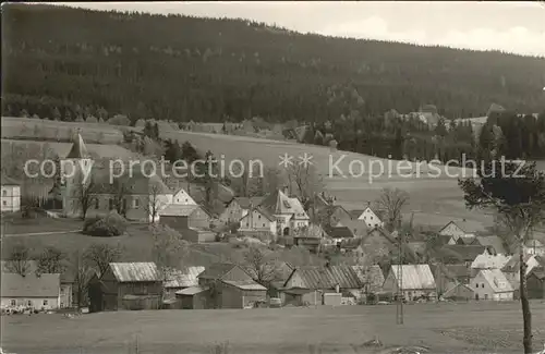 Pullenreuth Ortsblick Kirche Kat. Pullenreuth