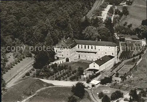 Martinsthal Provinzialhaus Kloster Tiefenthal Fliegeraufnahme Kat. Eltville am Rhein