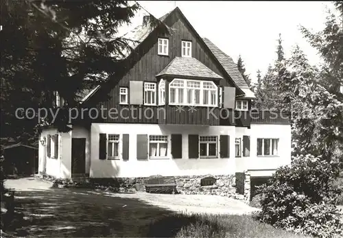 Baerenburg Sachsen Haus Waldhof Kat. Altenberg