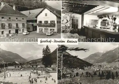 Moellbruecke Gasthof Pension Kreiner Bar Schwimmbad Kat. Lurnfeld Kaernten