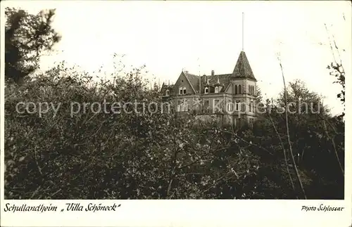 Kirchberg Jagst Schullandheim Villa Schoeneck Kat. Kirchberg an der Jagst