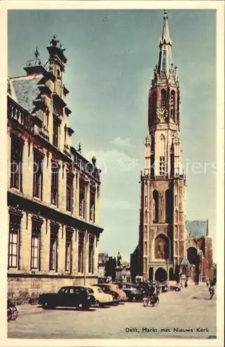 Delft Markt Kerk Kat. Delft