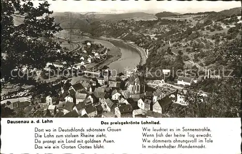 Dausenau Lahnlied und Lahn Kat. Dausenau