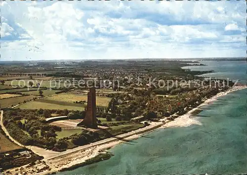 Laboe Fliegeraufnahme Marine Ehrenmal Kat. Laboe