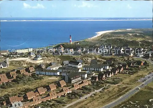 Hoernum Sylt Fliegeraufnahme mit Amrum Kat. Hoernum (Sylt)