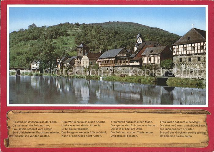 Dausenau Altes Wirtshaus An Der Lahn Gedicht Kat Dausenau Nr