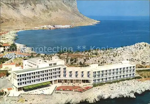 Palermo Sicilia Mondello Splendig Hotel La Torre Fliegeraufnahme Kat. Palermo