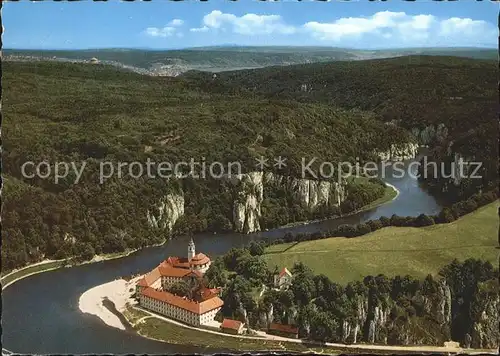 Weltenburg Kelheim Fliegeraufnahme Kloster Kat. Kelheim