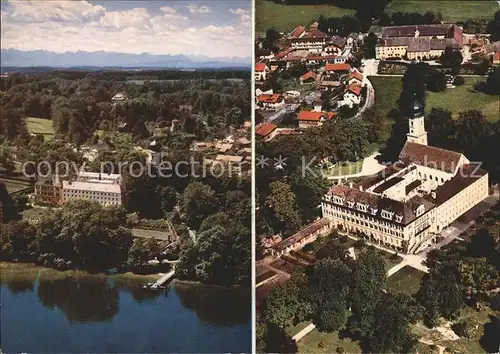 Bernried Starnberger See Fliegeraufnahme Haushaltungsschule Kat. Bernried