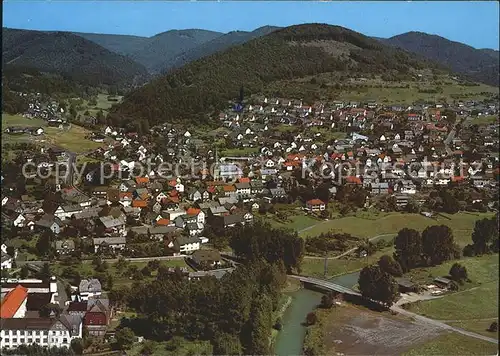 Wallau Lahn Fliegeraufnahme Kat. Biedenkopf