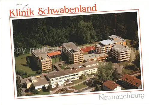 Neutrauchburg Klinik Schwabenland Fliegeraufnahme Kat. Isny im Allgaeu