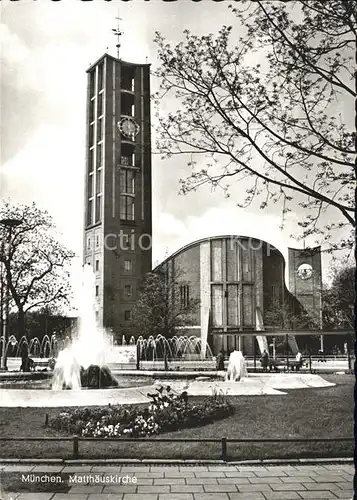 Muenchen Matthaeuskirche Kat. Muenchen