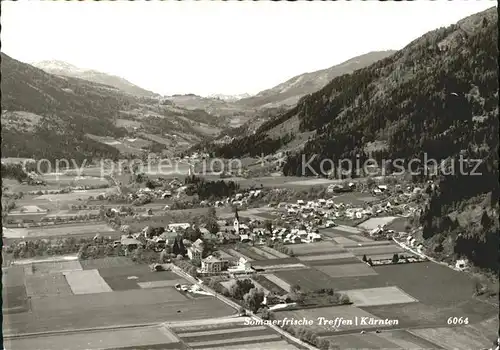 Treffen Ossiacher See Kaernten Fliegeraufnahme Kat. Treffen am Ossiacher See