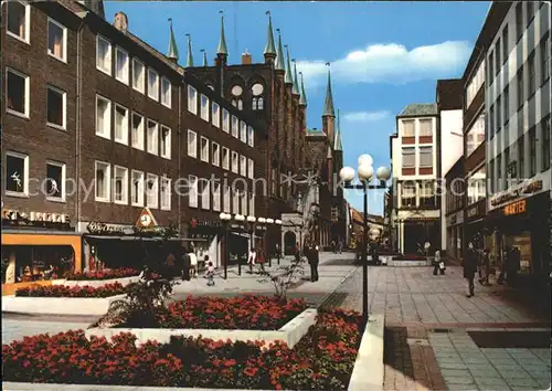 Luebeck Breite Strasse und Rathaus Kat. Luebeck