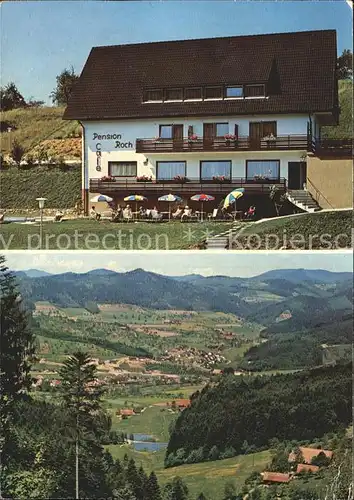 Unterharmersbach Pension Roch Panorama Kat. Zell am Harmersbach