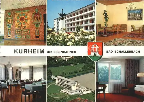 Bad Schallerbach Kurheim der Eisenbahner Wappen Kat. Bad Schallerbach