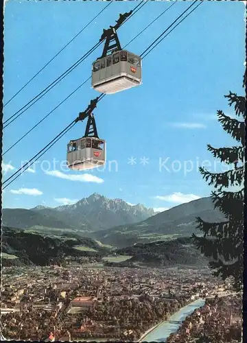 Innsbruck Innsbrucker Nordkettenbahn Wagenkreuzung Kat. Innsbruck