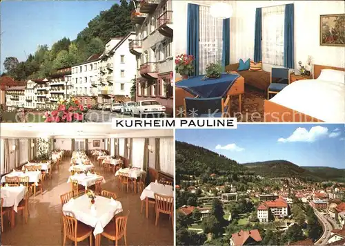 Wildbad Schwarzwald Kurheim Pauline Kat. Bad Wildbad