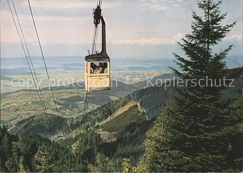 Schauinsland Bergbahn Talblick Kat. Oberried