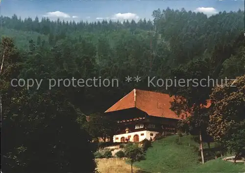 Gengenbach Gasthaus Pension Zum Strohhof Ferien auf dem Bauernhof Kat. Gengenbach Schwarzwald