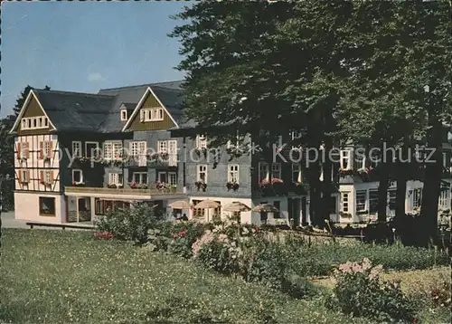 Fleckenberg Jagdhaus Wiese Hotel Pension Kat. Schmallenberg