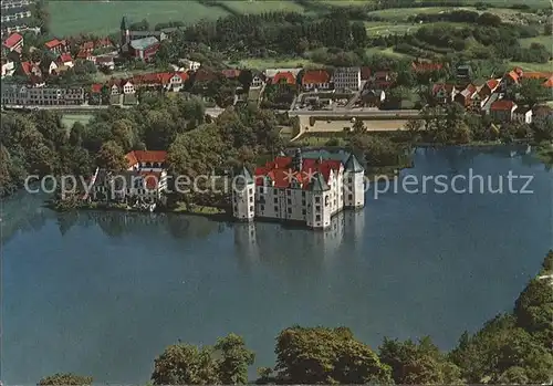 Gluecksburg Ostseebad Schloss 16. Jhdt. Flensburger Foerde Fliegeraufnahme Kat. Gluecksburg (Ostsee)