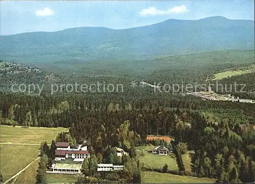 Hochreuth Hotel Tannenhof Panorama Bayerischer Wald Fliegeraufnahme Kat. Spiegelau