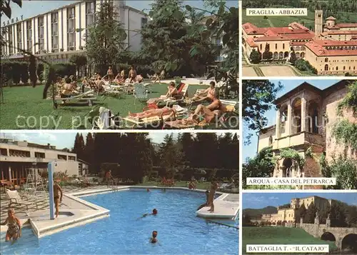 Abano Terme Hotel Terme Sanat Swimming Pool Praglia Abbazia Arqua Il Catajo Kat. Abano Terme