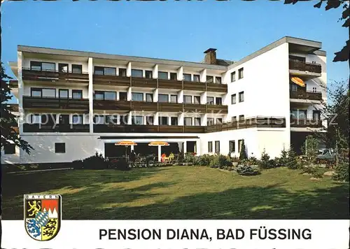 Bad Fuessing Pension Diana Wappen Kat. Bad Fuessing