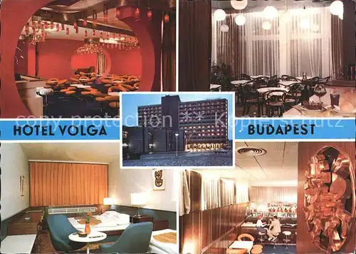 Budapest Hotel Volga Doppelzimmer Bar Lounge Kat. Budapest