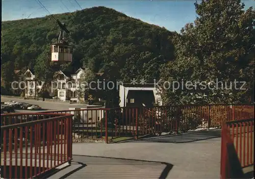 Bad Harzburg Blick von der neuen Bruecke Talstation Bergseilbahn Kat. Bad Harzburg