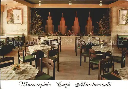 Bad Koenigshofen Wasserpiele Cafe Maerchenwald Kat. Bad Koenigshofen i. Grabf.