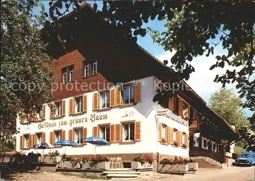 Simonswald Gasthaus Gruener Baum Kat. Simonswald