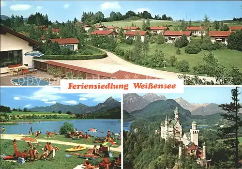 Weissensee Fuessen Feriensiedlung Kat. Fuessen