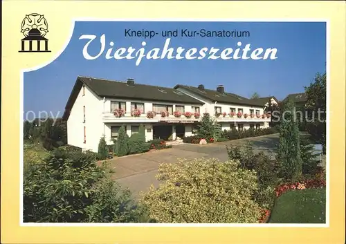 Bad Meinberg Sanatorium Vierjahreszeiten Kat. Horn Bad Meinberg