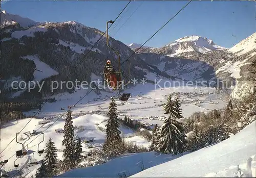 Bregenz Vorarlberg Die damskopfbahn mit Kanisfluh Kat. Bregenz
