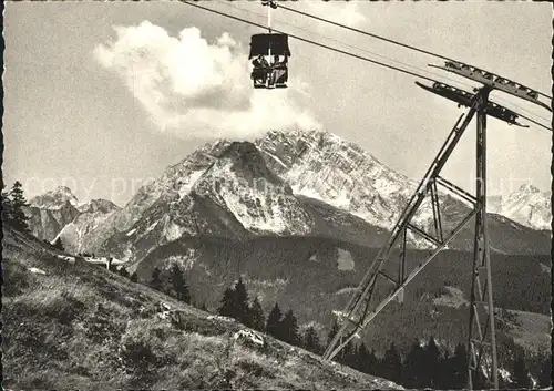 Watzmann Hundstod Jennerseilbahn Kat. Berchtesgaden