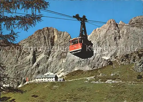 Ramsau Dachstein Steiermark Suedwandhuette Seilbahn Kat. Ramsau am Dachstein