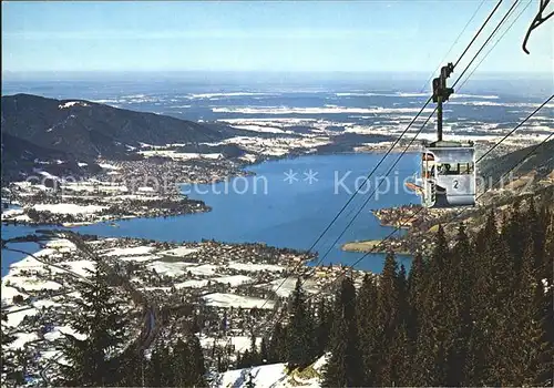 Tegernsee Bad Wiessee Wallbergbahn Kat. Tegernsee