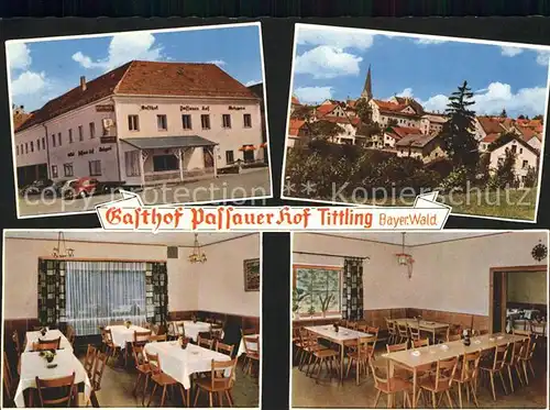 Tittling Gasthaus Passauer Hof Kat. Tittling