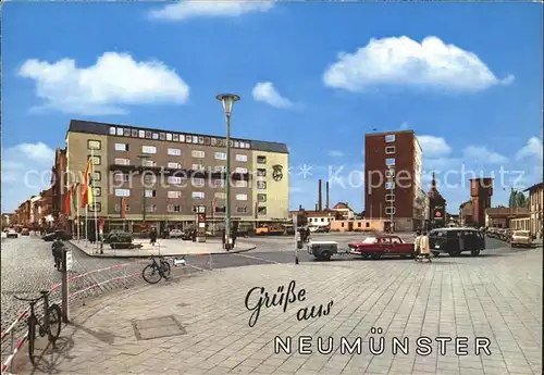 Neumuenster Schleswig Holstein Bahnhofsplatz Kat. Neumuenster