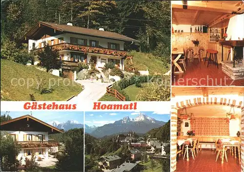 Engedey Gasthaus Hoamatl Kat. Bischofswiesen