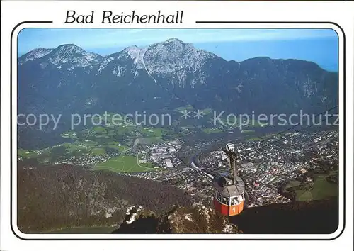 Bad Reichenhall Predigerstuhlseilbahn mit Hochstaufen Kat. Bad Reichenhall