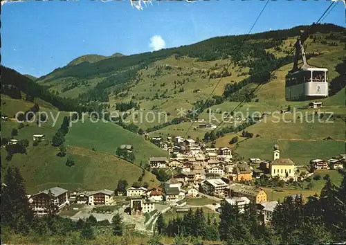 Saalbach Hinterglemm mit Schattbergseilbahn Kat. Saalbach Hinterglemm