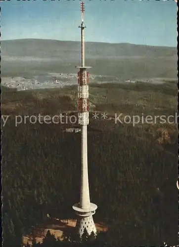 Ochsenkopf Fliegeraufnahme Rundfunksender Turm Kat. Spiegelau