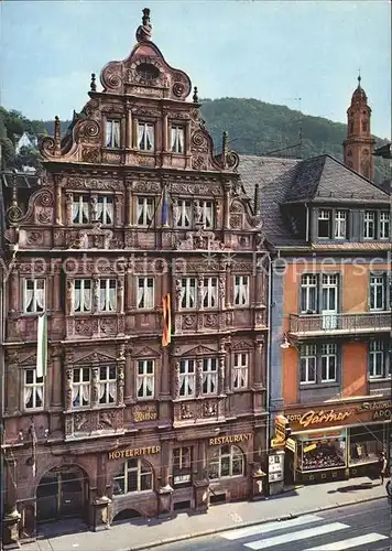 Heidelberg Neckar Haus zum Ritter Hotel Restaurant Kat. Heidelberg