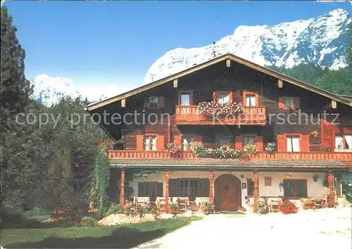 Ramsau Berchtesgaden Gaestehaus Marxehn Kat. Ramsau b.Berchtesgaden